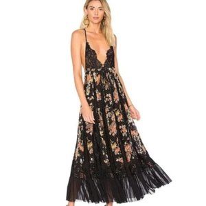 HAH x Rent the Runway I'll Take You Farrer Maxi Dress EUC Size Medium Large